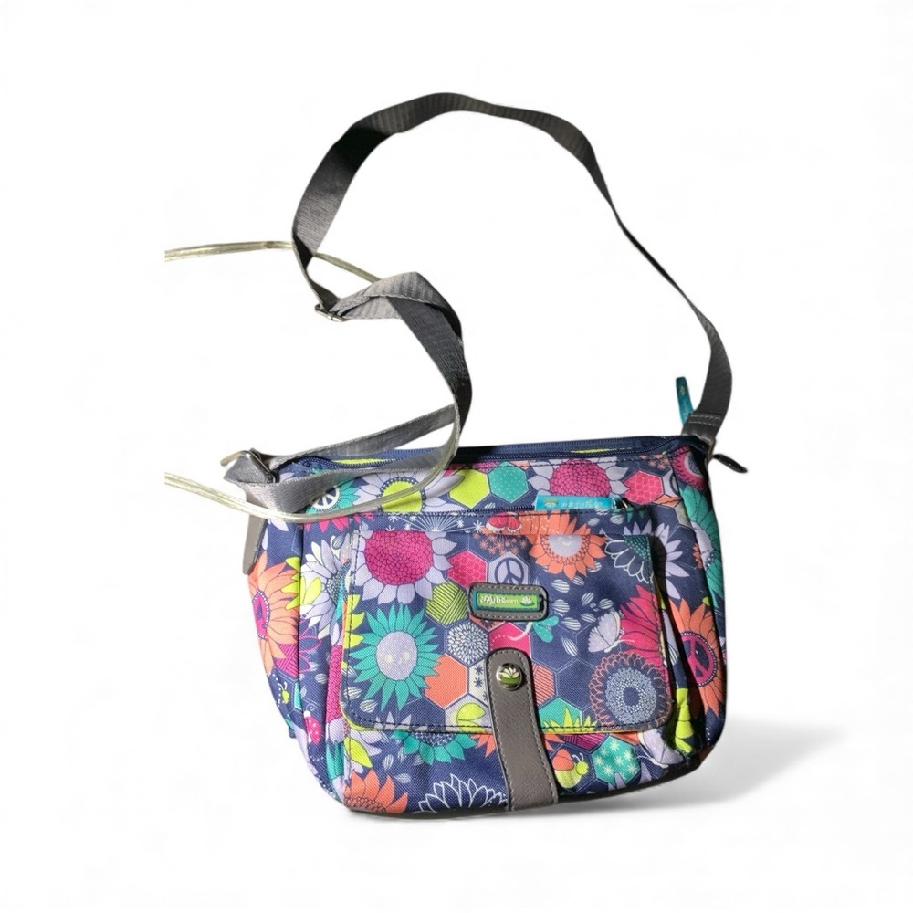 Lily Bloom Vibrant Floral Crossbody Bag